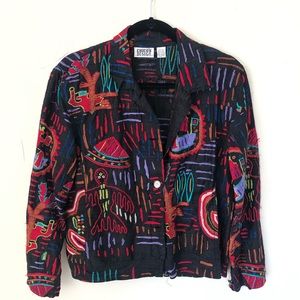 Printed Chicos Light Jacket